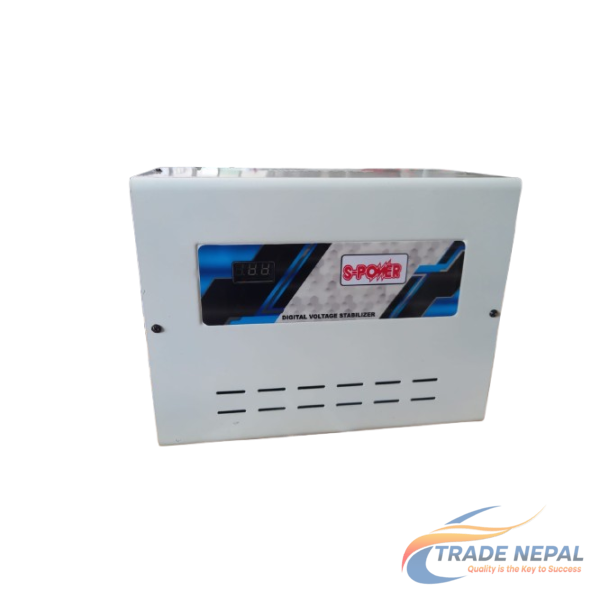 S-POWER AVR Stabilizer 500VA to 10KVA – Automatic Voltage Regulator (Relay Type)
