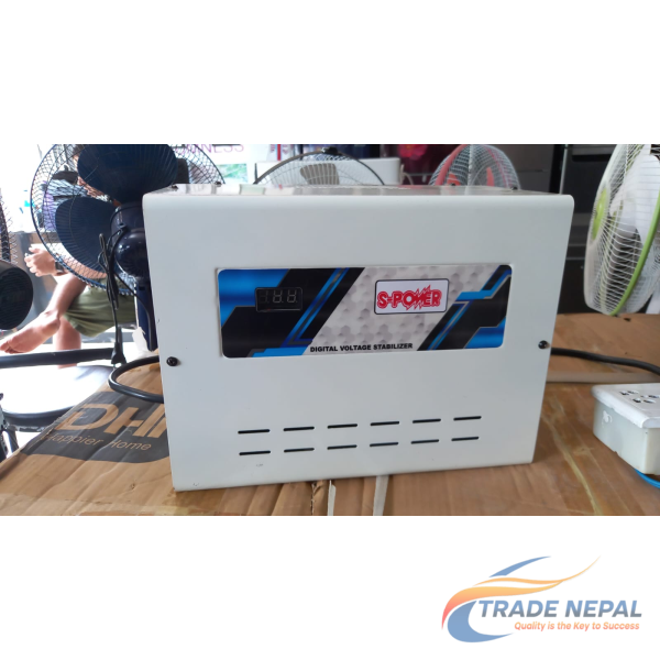 S-POWER AVR Stabilizer 500VA to 10KVA – Automatic Voltage Regulator (Relay Type)