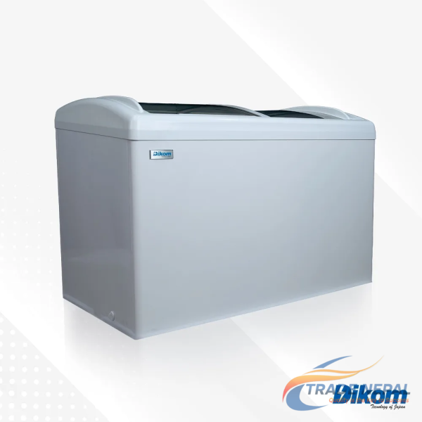 Dikom Showcase Curved Glass Deep Freezer- 336L TBG-DKMSF