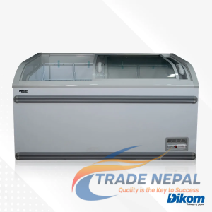 Dikom Showcase Curved Glass Deep Freezer- 800L TBG-DKMSF-800