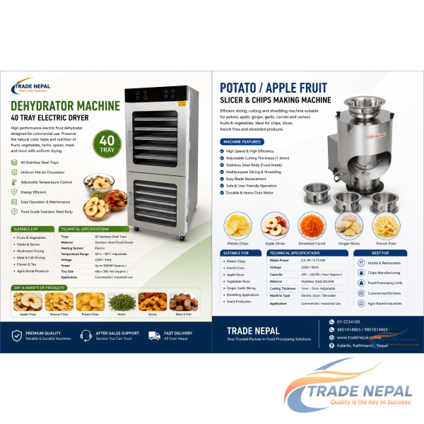 Dehydrator Machine 40 Tray (Electric Dryer)