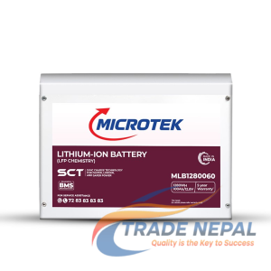 Microtek Lithium Battery 100Ah 25.6V 2.56kWh LiFePO4
