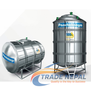 Panchakanya Stainless Steel Water Tank 125 Liter